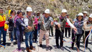 Machu Picchu: entregan carretera que beneficiará a pobladores de Choquellusca