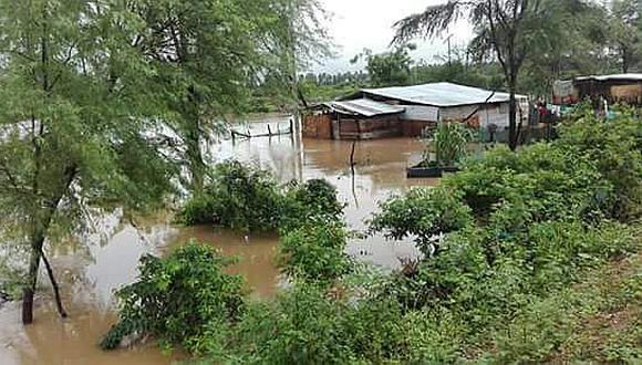 Piura: Aguas represadas en el Dren de Cieneguillo amenazan con inundar la ciudad de Sullana