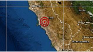 Lima: sismo de magnitud 3,9 se registró esta tarde, según el IGP