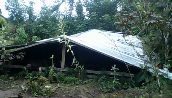 Aguaytía: vientos huracanados destruyen loca de Pronoei