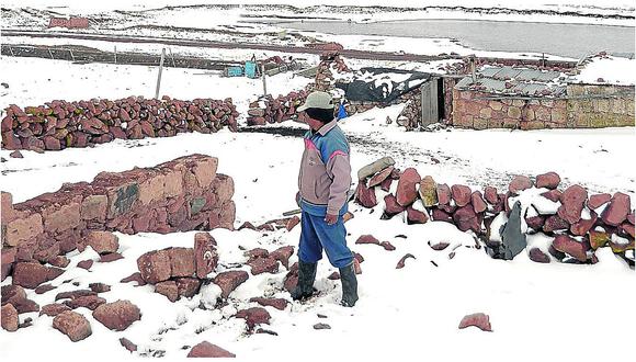 ​En 7 provincias de Junín se registrarán nevadas hoy y mañana