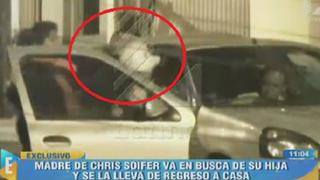 Mamá de Chris Soifer la saca de casa de 'Churrito' Hinostroza (VIDEO)