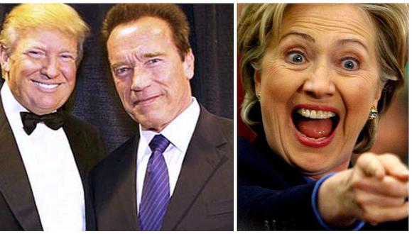 Arnold Schwarzenegger quería ser rival de Trump y Clinton