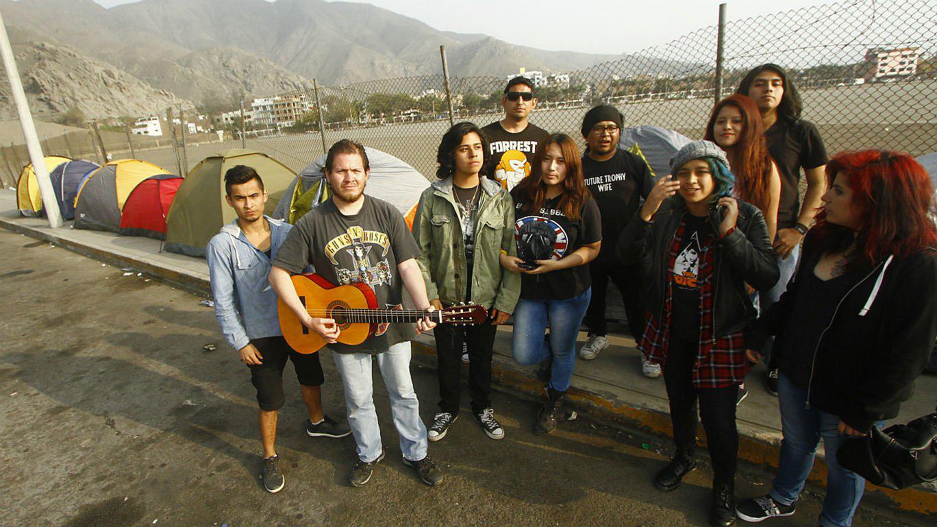 Guns N' Roses: fans ya acampan a las afueras del Estadio Monumental