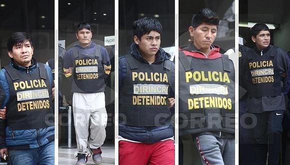 Capturan a cinco presuntos asesinos de un albañil en Ate Vitarte (FOTOS)