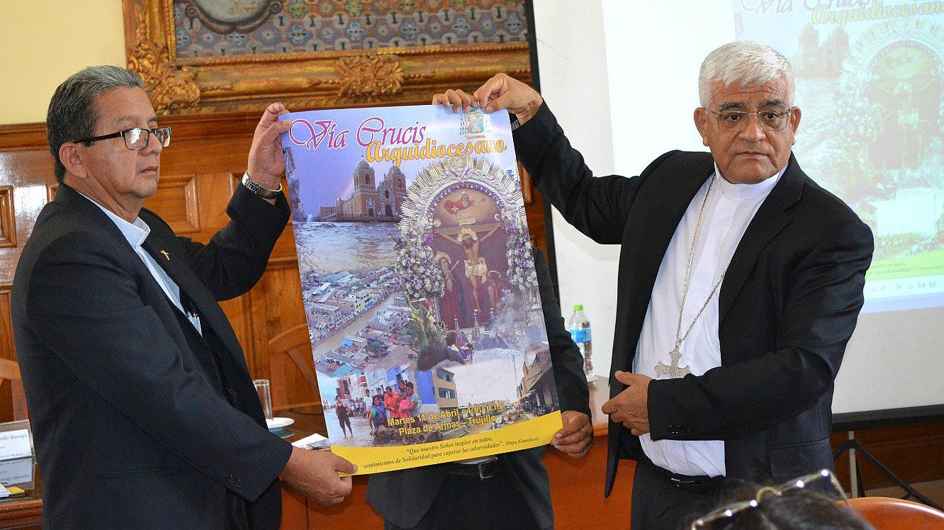 ​Vía Crucis Arquidiocesano con la imagen del Señor de los Milagros (VIDEO) 