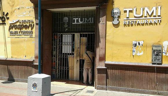 Denunciarán al restaurante-bar Tumi por discriminación 