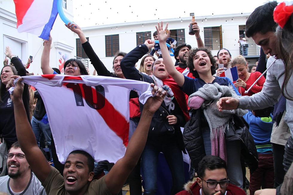 Así celebraron los franceses en Lima los goles de su selección (FOTOS y VIDEO)