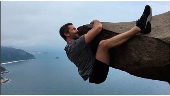 Marco Zunino: el truco de su arriesgada posición en fotografía de Instagram