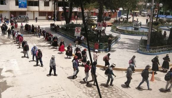 Violeta Bermúdez anunció que tres ministros junto a una comitiva del Ejecutivo acudirán al distrito de Challhuahuacho para establecer el diálogo con dirigentes ante huelga definida. (Foto: Cortesía)
