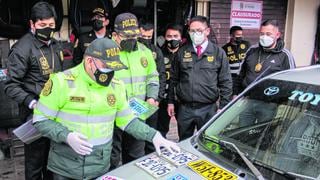 Intervienen local de polarizados donde se falsificaban placas de vehículos por 50 y 100 soles