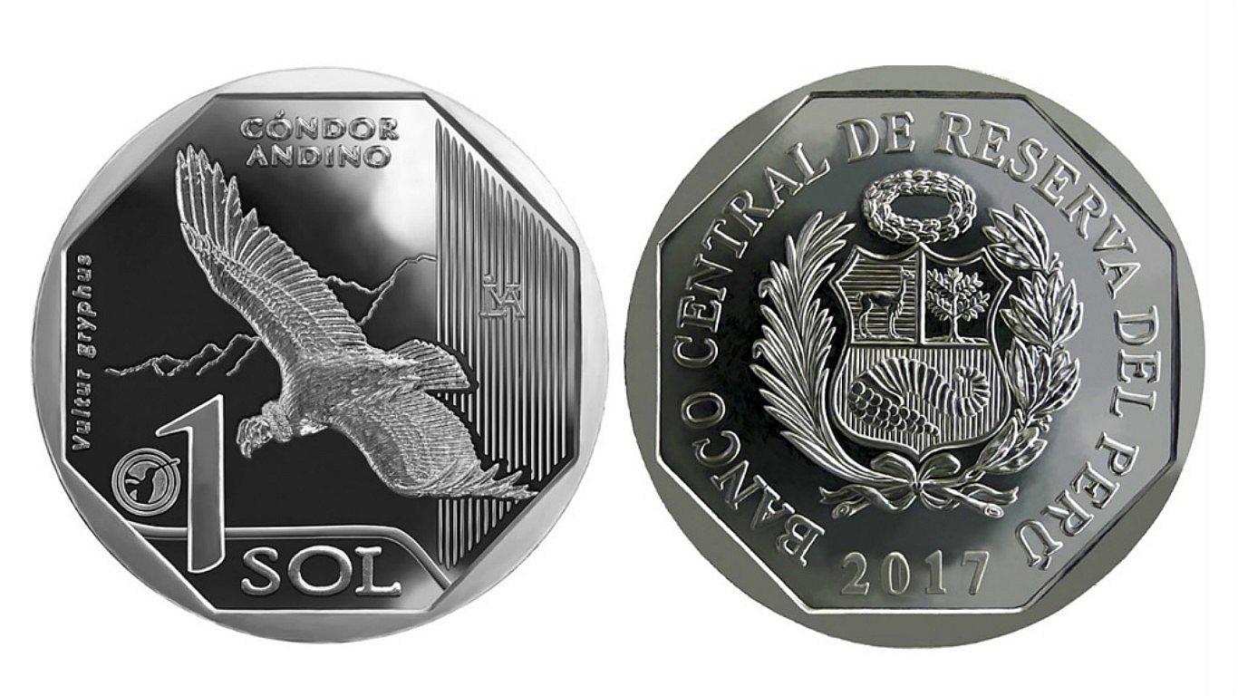 BCR: desde hoy circula la moneda de S/ 1 alusiva al cóndor andino