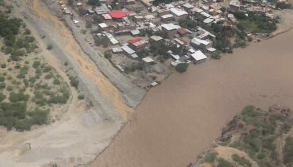 Aguas del Marañón dejaron aislados a siete distritos de Pataz. Autoridades evalúan declararlo en emergencia. (Foto: Gobierno Regional de La Libertad)