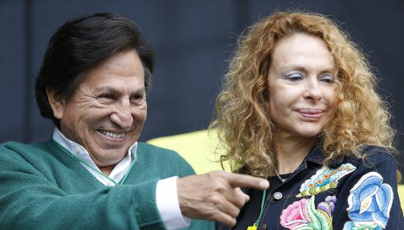 Alejandro Toledo y su esposa, Eliane Karp, está bajo investigación. (Foto: Archivo GEC)