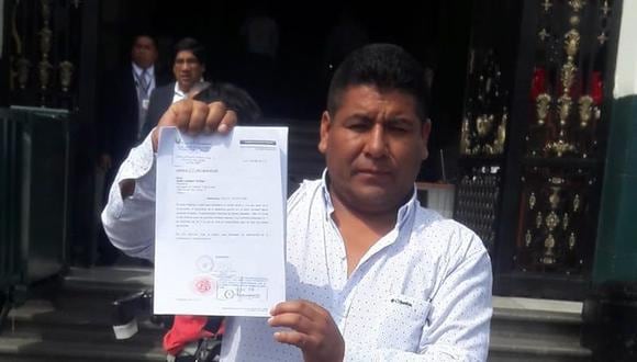 Juan Llanqui Ticona reemplazará a fallecido Oscar Valdivia Quispe. (Foto: Difusión)