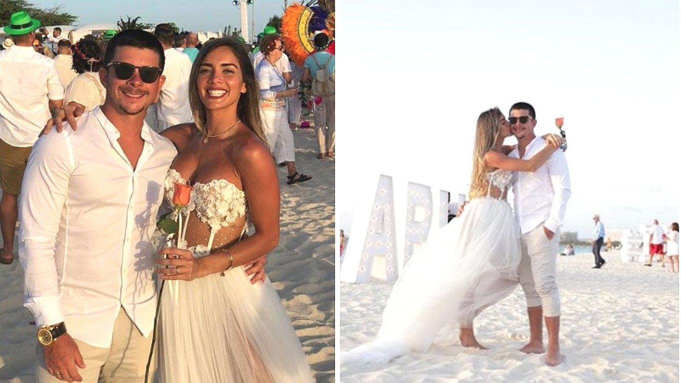 Mario Hart y Korina Rivadeneira sorprenden al renovar sus votos matrimoniales (FOTOS)