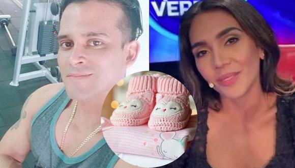 Christian Domínguez regalaba ropa de bebé a Vania Bludau cuando eran pareja