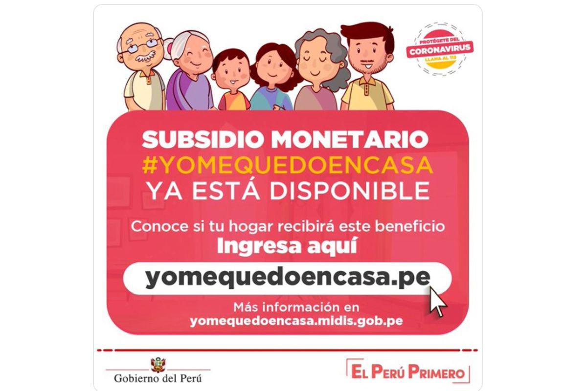 El Bono Familiar Universal es el nombre que ha recibido el conjunto de bonos destinados a las poblaciones más afectadas por la cuarentena en el Perú (Foto: Andina)