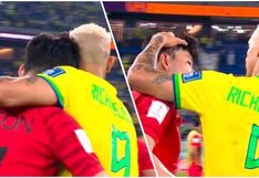 Richarlison consoló a Son, su compañero en Tottenham: la amistad tras el Brasil vs. Corea del Sur (VIDEO)