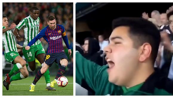 Lionel Messi le anotó un golazo al Betis e hinchas de ese club lo ovacionan (VIDEO)