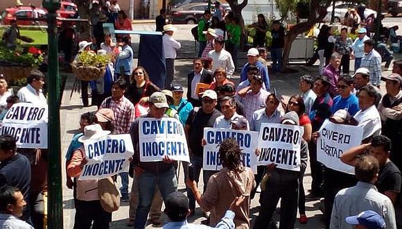 Tráfico de terrenos: Vecinos de Chachani piden libertad de José Luis Cavero