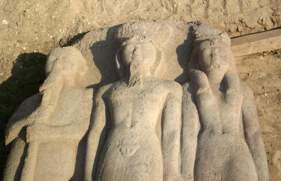 Hallan estatua de Ramses de 3000 mil años de antigüedad
