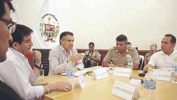 Manuel Llempén exigirá más efectivos policiales para la región La Libertad 