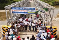 Piura: Entregan puentes modulares que evitarán el aislamiento a más de 60 mil pobladores
