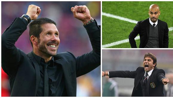 Simeone, Guardiola y Conte son los mejores entrenadores del mundo (FOTOS)
