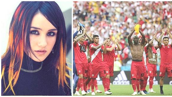 Dulce María celebró en Twitter el triunfo de Perú ante Australia (FOTO)