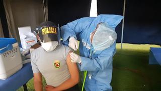 Huancavelica: 70 % de policías ya recibieron las dos dosis de la vacuna Pfizer