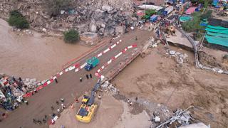 Áncash: Restablecen tránsito vehicular en el puente Sechín de Casma