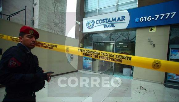 Miraflores: delincuentes asaltan agencia de viajes con nueva modalidad de robo (FOTOS)
