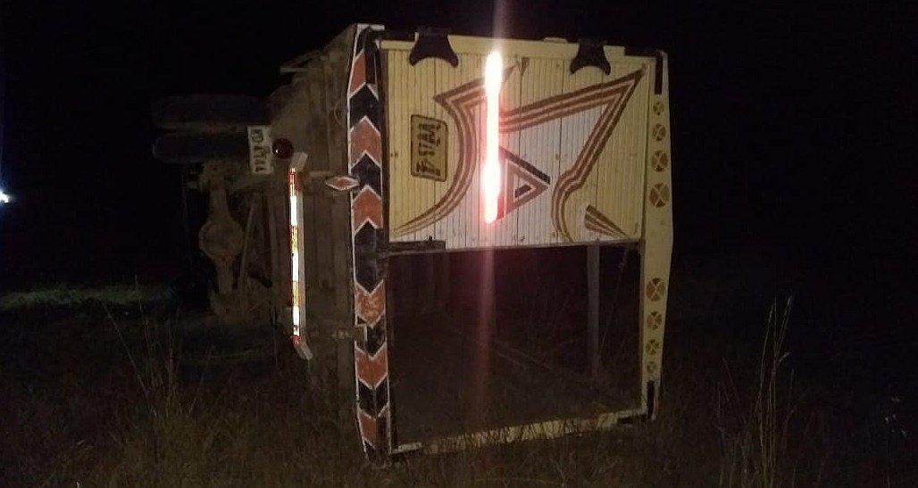 Un muerto y dos heridos deja despiste de camión en Otuzco 