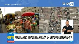 Ambulantes informales no respetan emergencia por coronavirus en mercados de Caquetá y La Victoria (VIDEOS)