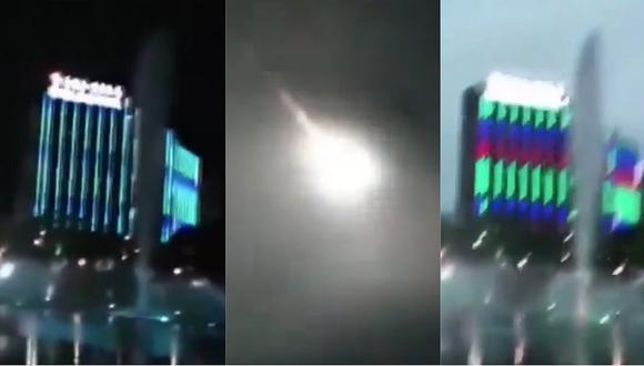 Caída de un meteorito iluminó cielo de China por unos segundos (VIDEO)