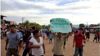 Puerto Bermúdez: nativos y colonos toman municipio