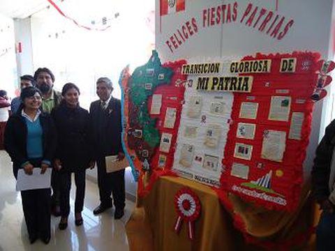 Escolares presentan murales "Rescatando Valores Patrios"