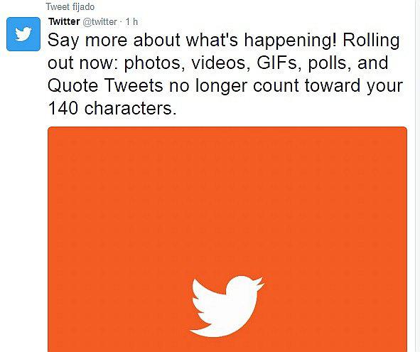 La buena noticia en Twitter: ahora hay más espacio para tus tuits