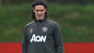 Edinson Cavani ya entrena en Manchester United y podría estrenarse ante PSG