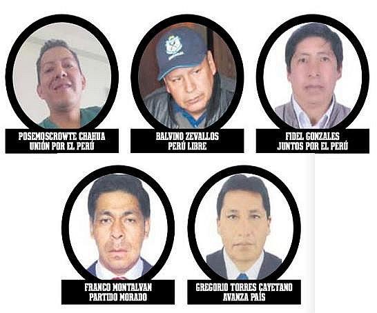 ​Cinco candidatos declaran haber tenido sentencias