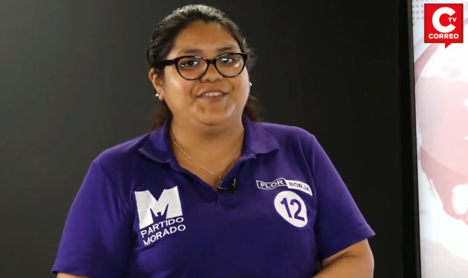 Además, la candidata aseguró que su partido se muestra a favor de eliminar la inmunidad parlamentaria.