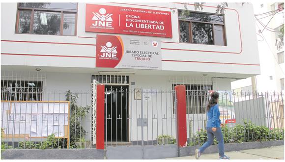 El Jurado Electoral Especial de Trujillo detectó inconsistencias en la información que postulantes consignaron y por eso decidió excluirlos del proceso electoral.