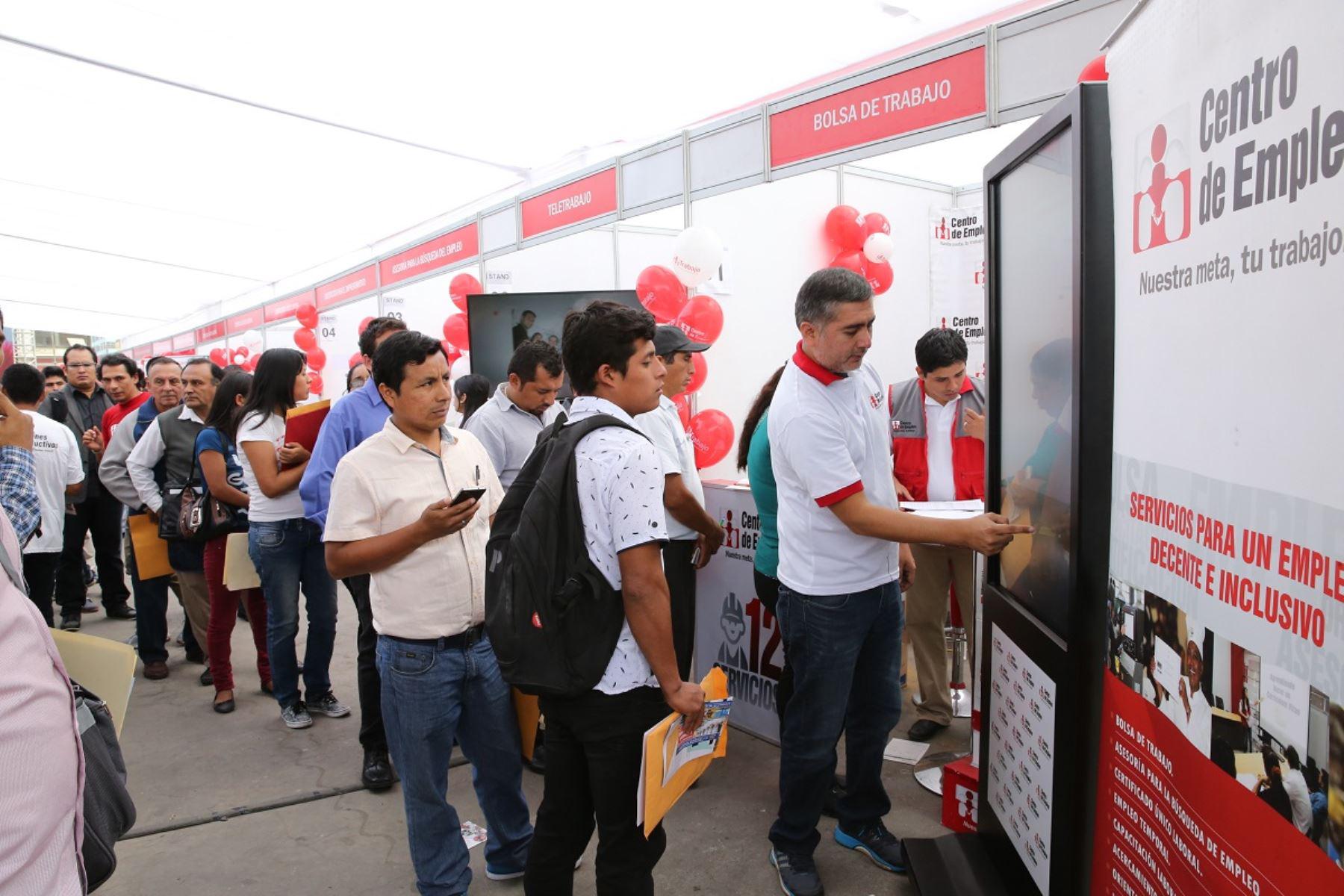 La Municipalidad Distrital de San Bartolo, en coordinación con el Ministerio de Trabajo y Promoción del Empleo (MTPE), realizarán este viernes 28 de febrero la Maratón del Empleo. (Foto: Andina)