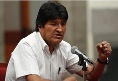 Evo Morales reconoció que fue un error volver a postular a la presidencia de Bolivia 
