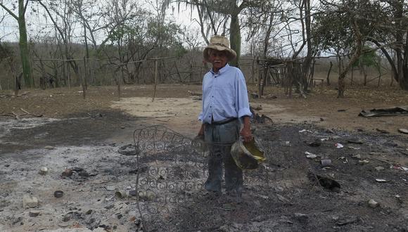 Tumbes: Incendian casa de ganadero en aparente represalia