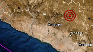 Temblor de magnitud 4,2 se reportó en Arequipa, informó el IGP