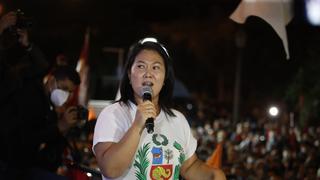 Keiko Fujimori confía en ganar las elecciones: “Falta la evaluación de actas pendientes”