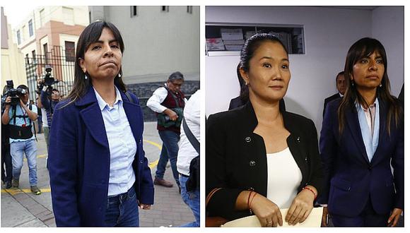 Giulliana Loza aseguró que no hay pruebas de que Keiko Fujimori entregó dinero a Joaquín Ramírez