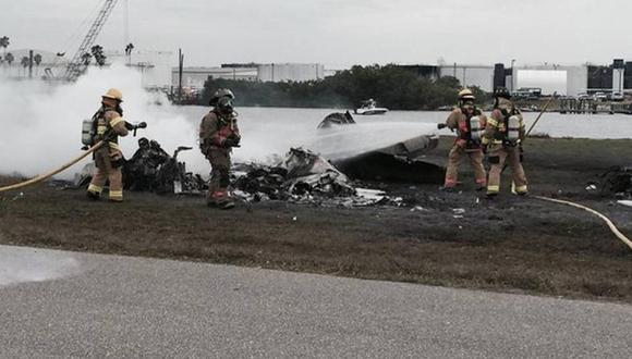 EEUU: Dos muertos al incendiarse avioneta en pista de aeropuerto